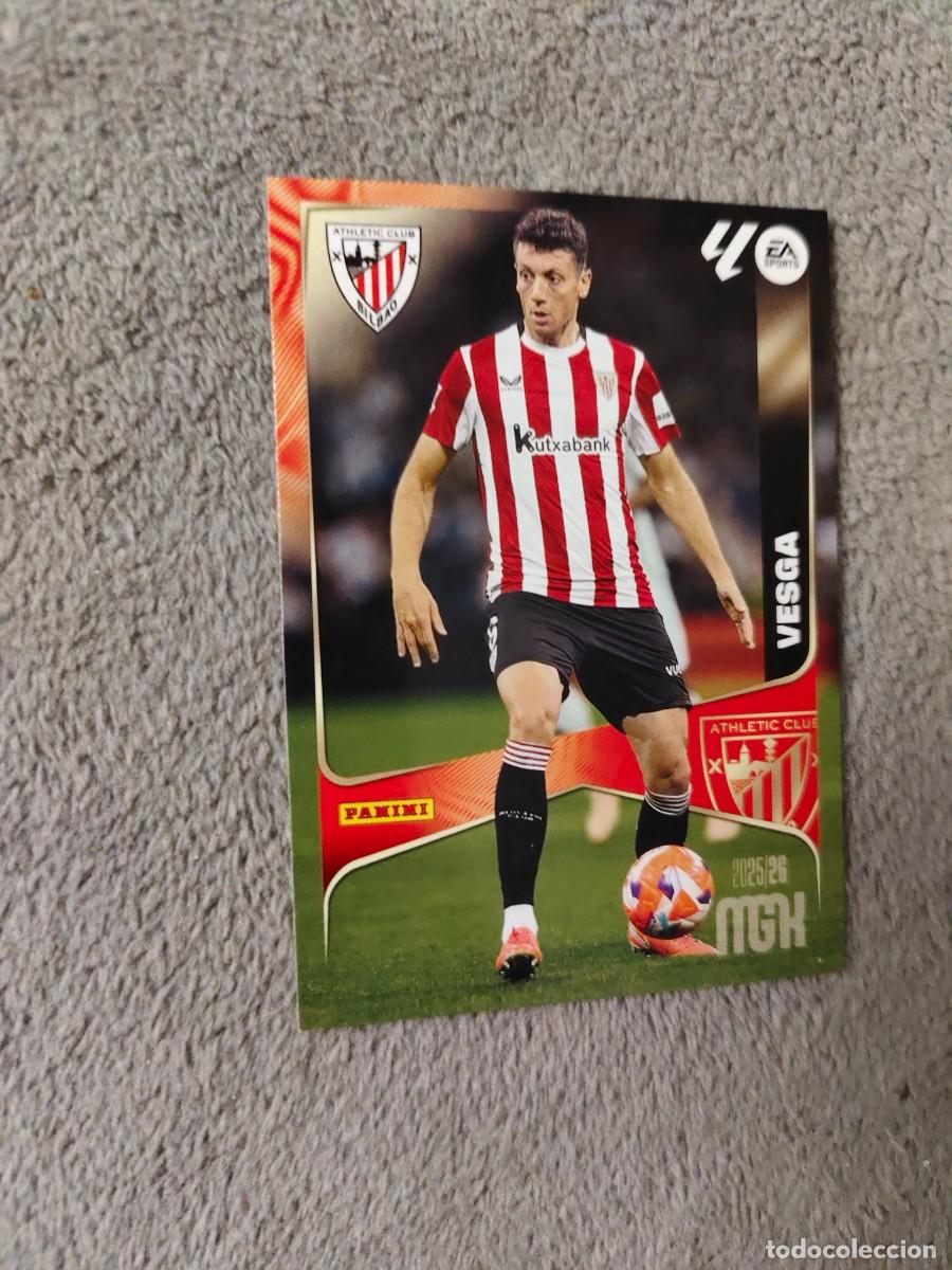 Cromos de f&uacute;tbol: 45 MEGACRACKS MGK 25 26 VESGA ATHLETIC CLUB BASE CARD LALIGA PANINI LA LIGA 2025 2026