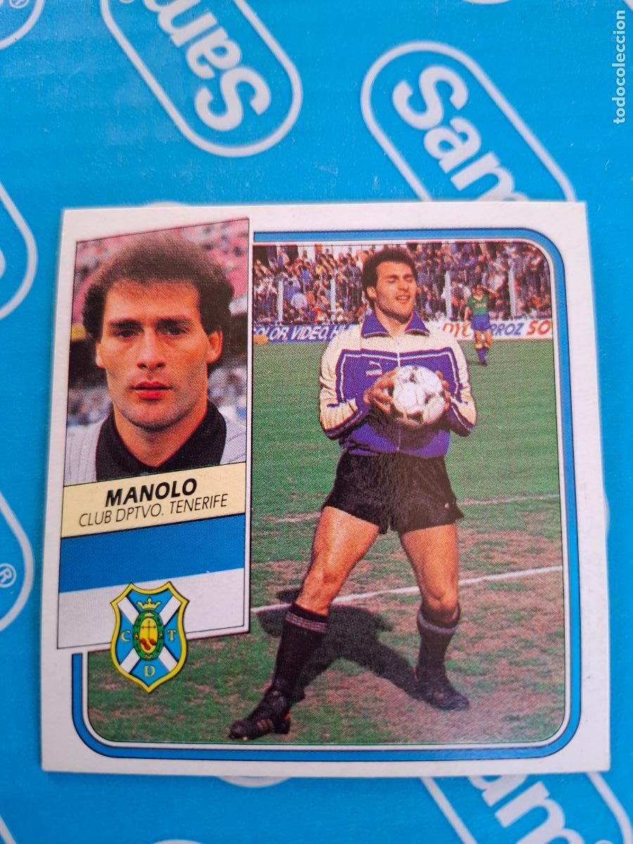 Cromos de f&uacute;tbol: ESTE 1989 1990 89 90 - MANOLO ( COLOCA ) - C.D. TENERIFE ( NUNCA PEGADO )