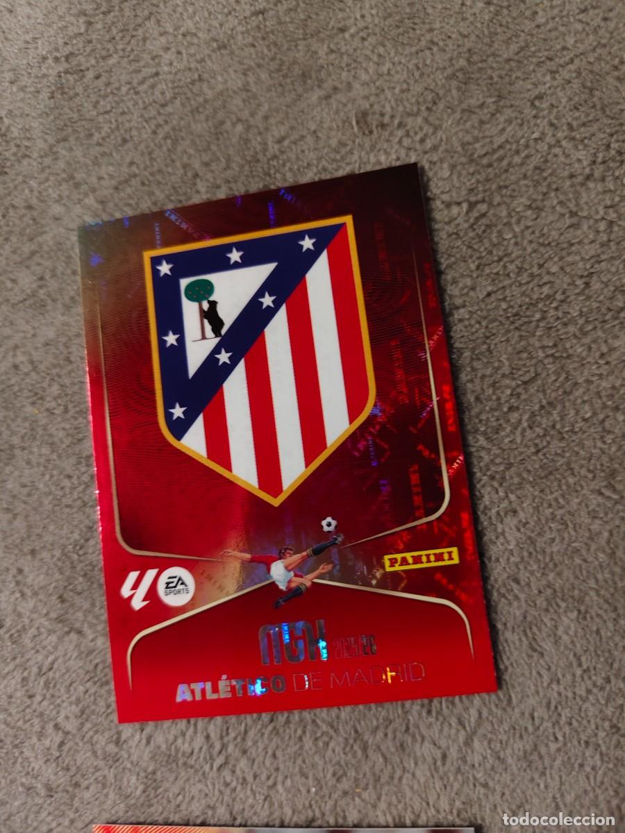 Cromos de f&uacute;tbol: 55 MEGACRACKS MGK 25 26 ESCUDO ATL&Eacute;TICO DE MADRID BASE CARD LALIGA PANINI LA LIGA 2025 2026