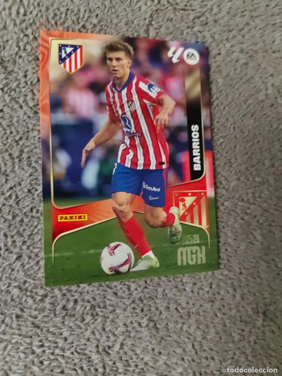 Fu&szlig;ball-Sticker: 65 MEGACRACKS MGK 25 26 BARRIOS ATL&Eacute;TICO DE MADRID BASE CARD LALIGA PANINI LA LIGA 2025 2026