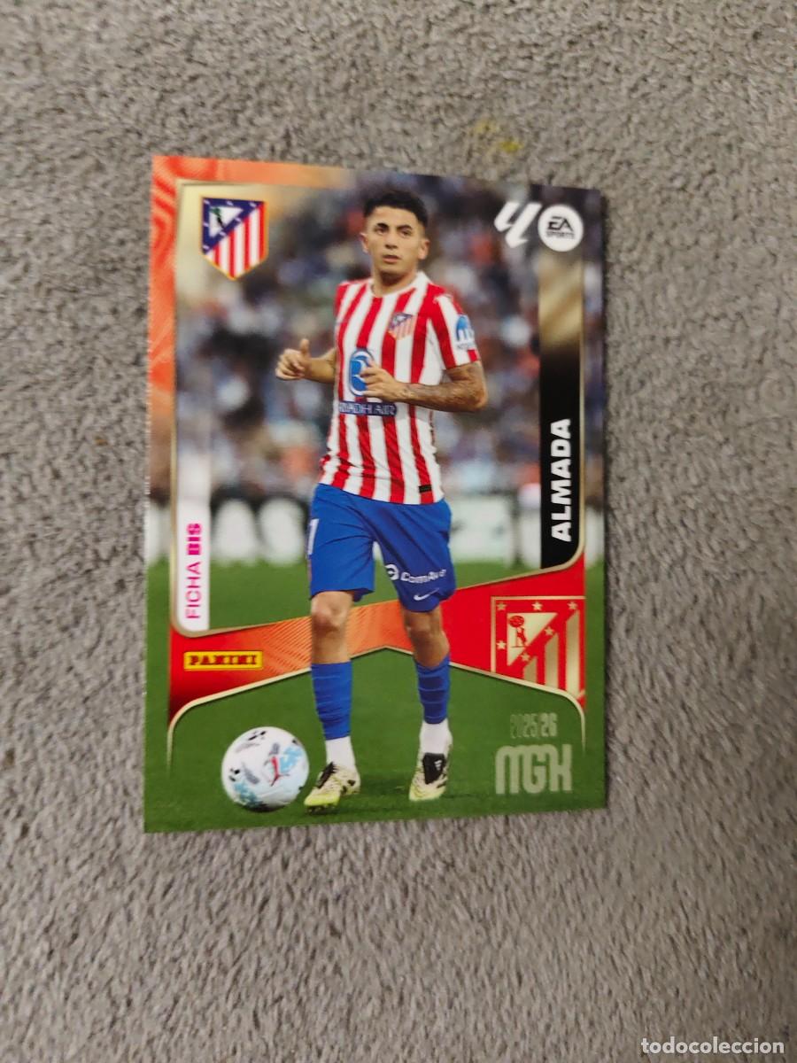 Cromos de f&uacute;tbol: 68 BIS MEGACRACKS MGK 25 26 ALMADA ATL&Eacute;TICO DE MADRID FICHA LALIGA PANINI LA LIGA 2025 2026