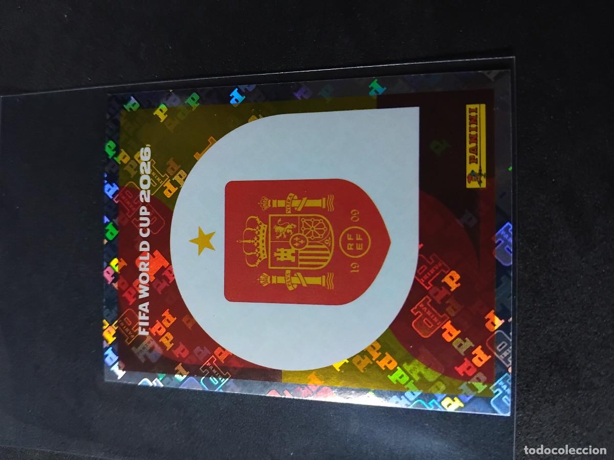 Cromos de f&uacute;tbol: ESCUDO DE ESPA&Ntilde;A ESP 1 - PANINI FIFA WORLD CUP 2026 - MUNDIAL 2026 WORLDCUP STICKER SPAIN