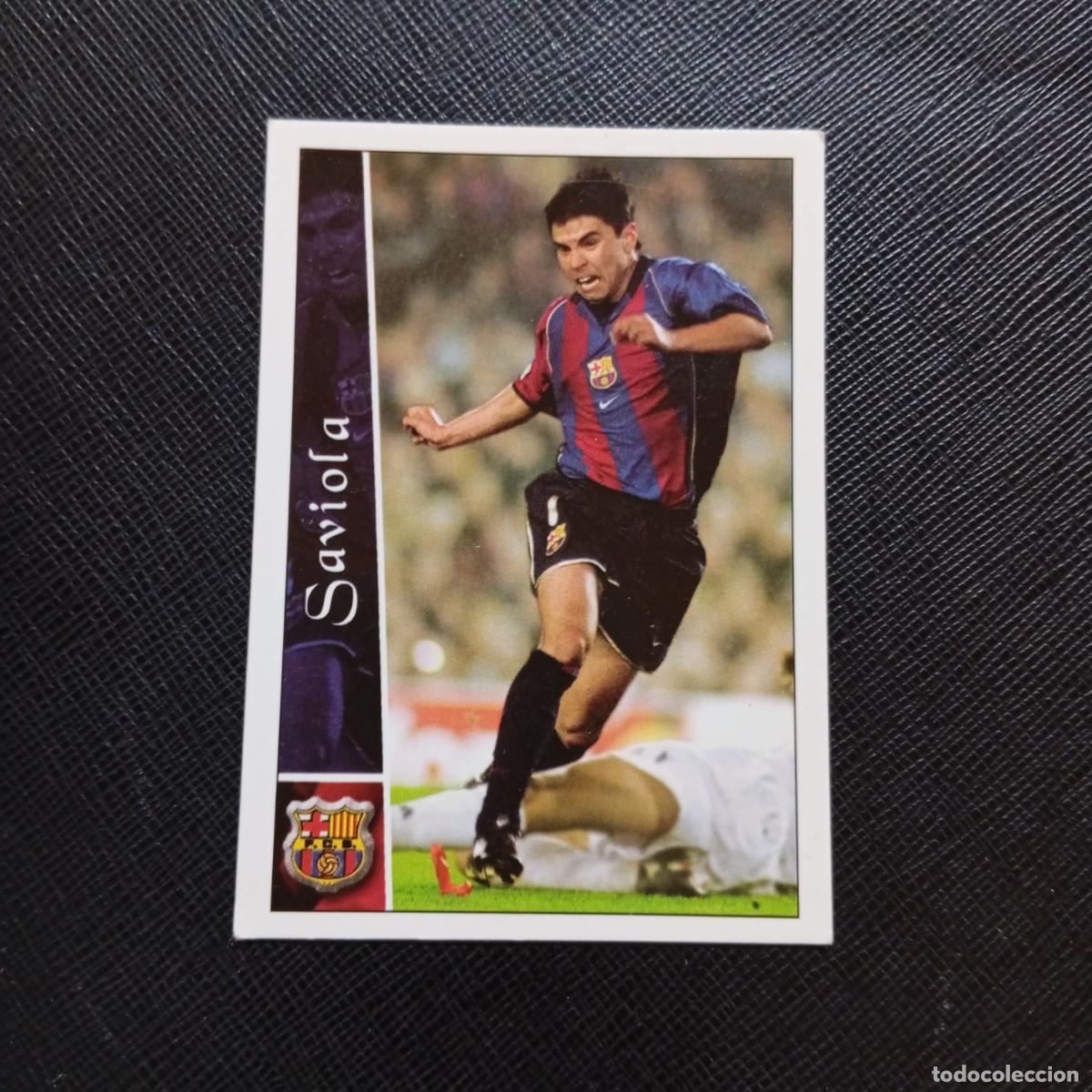 Cromos de f&uacute;tbol: 103 SAVIOLA BARCELONA MUNDICROMO FICHAS 2002 2003 CROMO FUTBOL LIGA 02 03 - A216 PG460