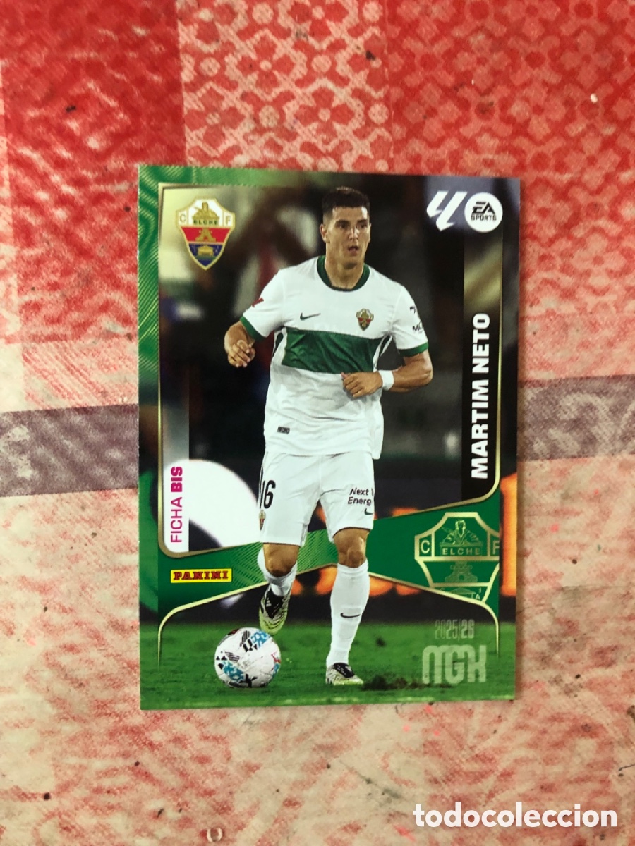 Cromos de f&uacute;tbol: 139 BIS MARTIM NETO ELCHE CROMO FUTBOL PANINI LIGA MGKS 25-26 MEGACRACKS 2025-2026