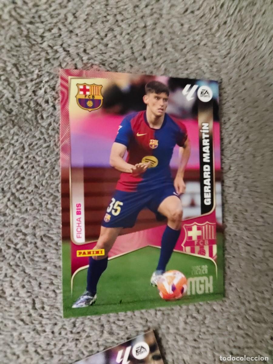 Cromos de f&uacute;tbol: 80 BIS MEGACRACKS MGK 25 26 GERARD MART&Iacute;N FC BARCELONA FICHA LALIGA PANINI LA LIGA 2025 2026
