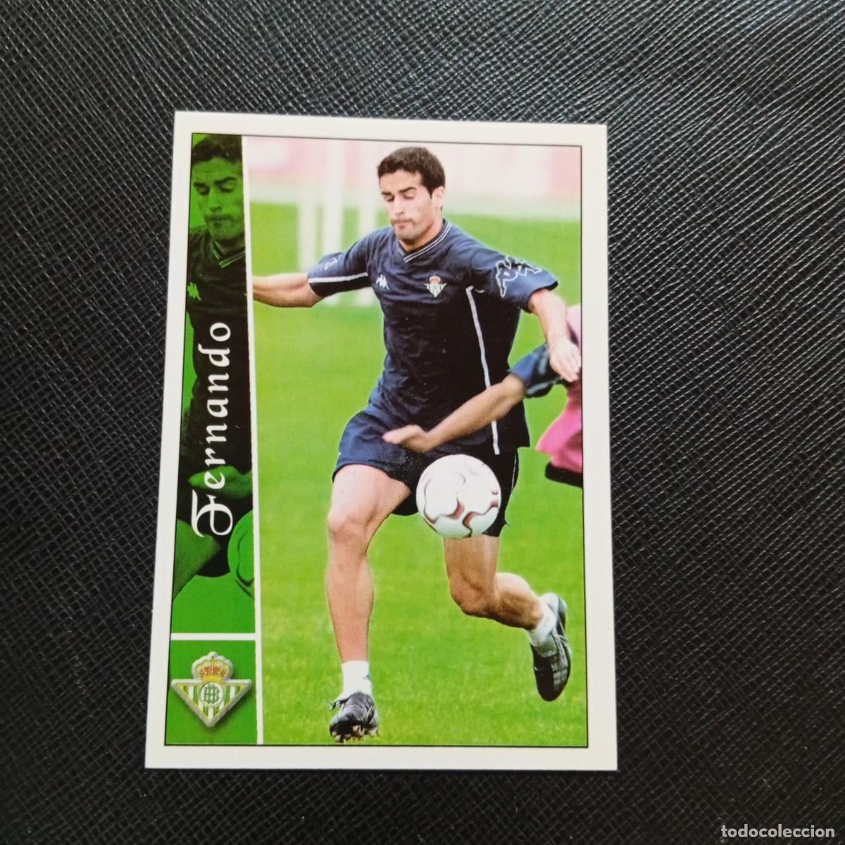 Cromos de f&uacute;tbol: 618 FERNANDO REAL BETIS MUNDICROMO FICHAS 2002 2003 CROMO FUTBOL LIGA 02 03 - A216 PG460