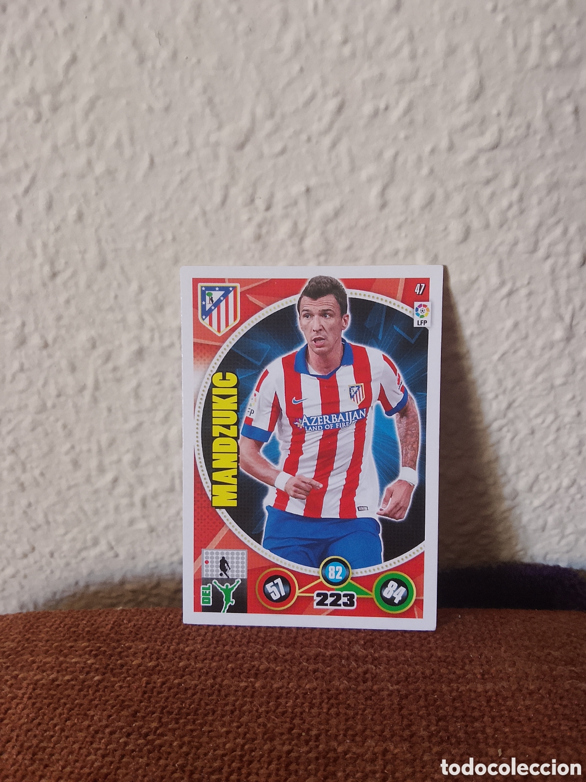 Cromos de f&uacute;tbol: Mandzukic atl&eacute;tico De Madrid 47 Adrenalyn XL 14-15 2014 2015