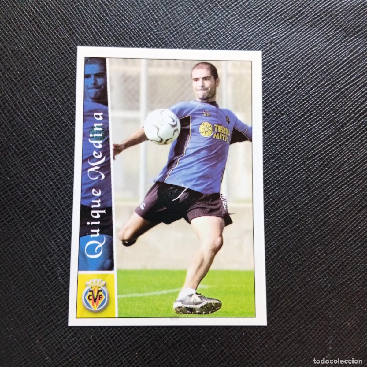 Cromos de f&uacute;tbol: 614 QUIQUE MEDINA VILLARREAL MUNDICROMO FICHAS 2002 2003 CROMO FUTBOL LIGA 02 03 - A216 PG460