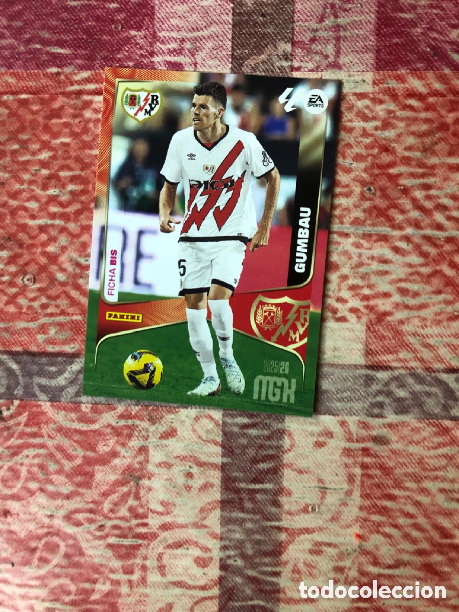 Cromos de f&uacute;tbol: Panini Megacracks 2025 2026 25 26 298 bis Gumbau Rayo Vallecano