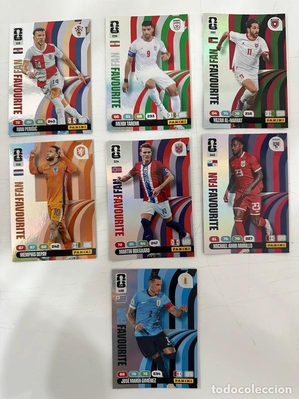 Cromos de f&uacute;tbol: Panini Adrenalyn XL World Cup 2026 - 7 Favourite Fan Cards