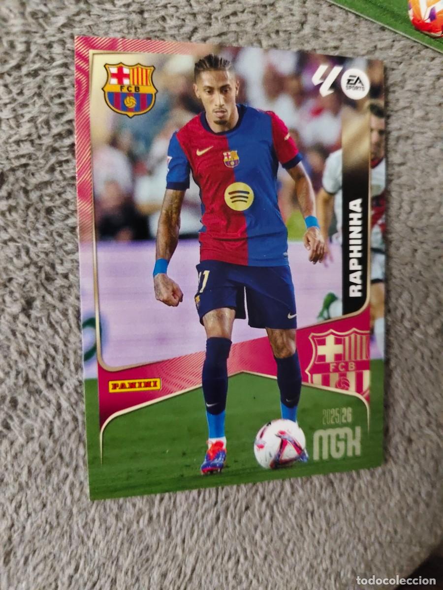Cromos de f&uacute;tbol: 90 MEGACRACKS MGK 25 26 RAPHINHA FC BARCELONA BASE CARD LALIGA PANINI LA LIGA 2025 2026
