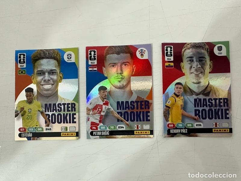 Cromos de f&uacute;tbol: Panini Adrenalyn XL World Cup 2026 - 3 Cards Master Rookie