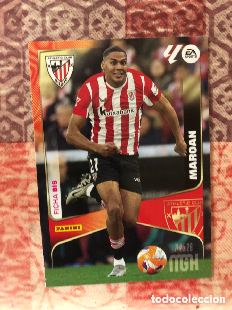 Cromos de f&uacute;tbol: 54 BIS MAROAN ATHLETIC BILBAO MEGACRACKS 2025 2026 25 26