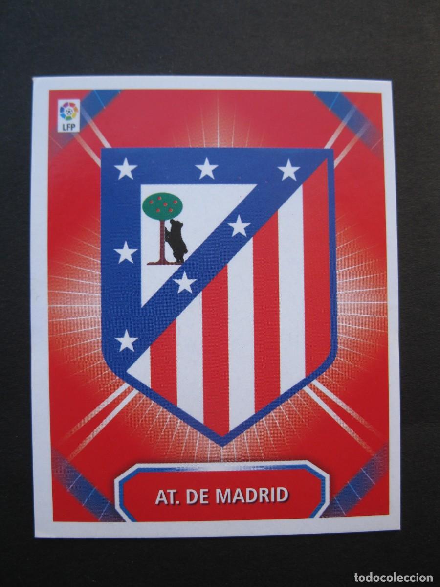 Cromos de f&uacute;tbol: ESCUDO DEL ATL&Eacute;TICO DE MADRID - CAMPEONATO DE LIGA 08/09 - EDICIONES ESTE - NUNCA PEGADO.