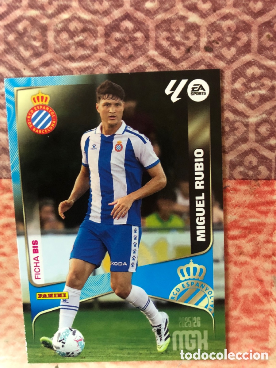 Cromos de f&uacute;tbol: 149 BIS MIGUEL RUBIO ESPANYOL MEGACRACKS 2025 2026 PANINI 25 2