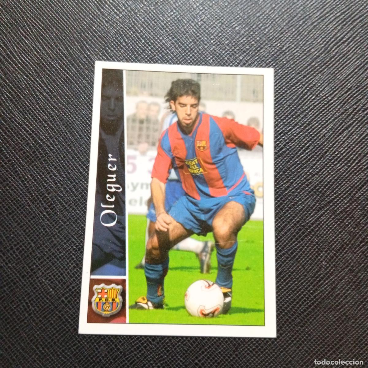 Cromos de f&uacute;tbol: 667 OLEGUER BARCELONA MUNDICROMO FICHAS 2002 2003 CROMO FUTBOL LIGA 02 03 - A216 PG478