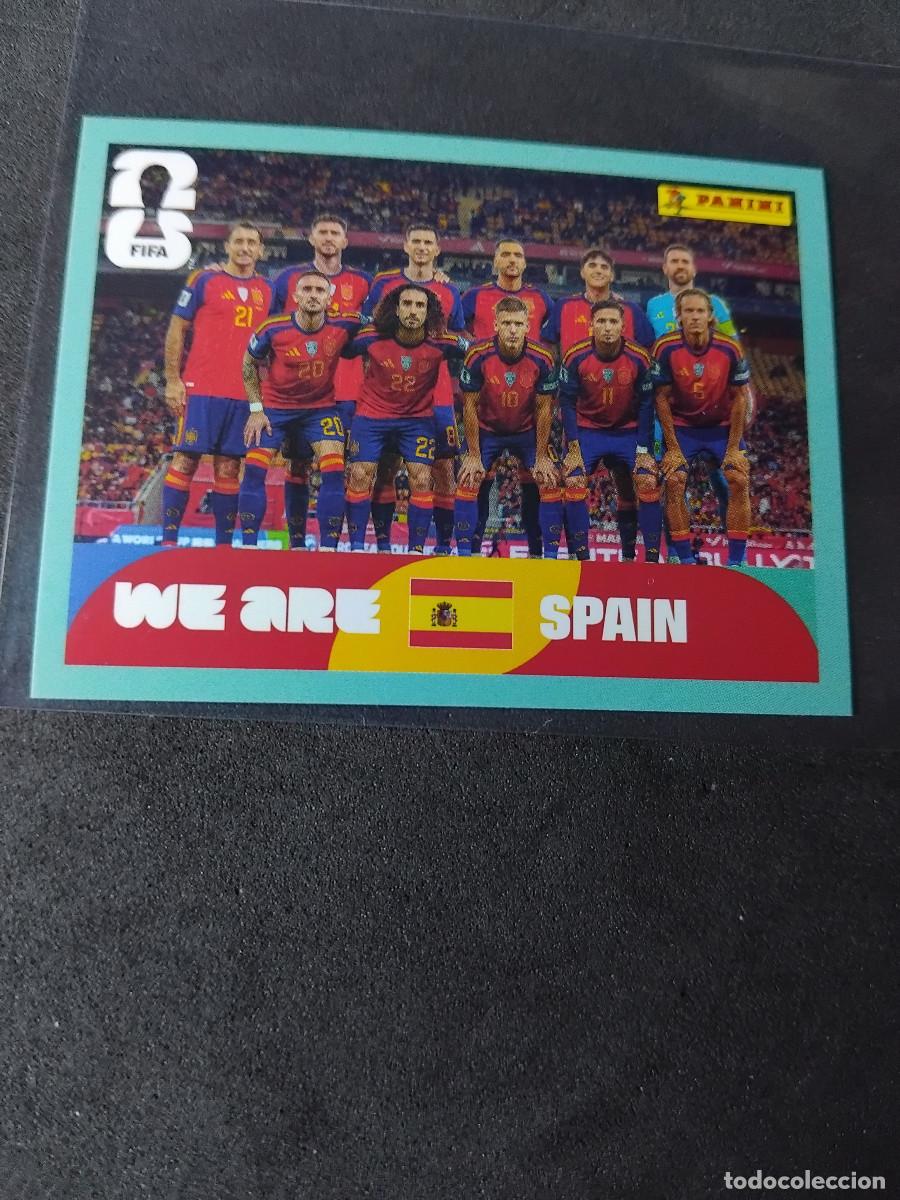 Cromos de f&uacute;tbol: WE ARE SPAIN - ESP 13 - SELECCI&Oacute;N - PANINI FIFA WORLD CUP 2026 - MUNDIAL 2026 STICKER ESPA&Ntilde;A