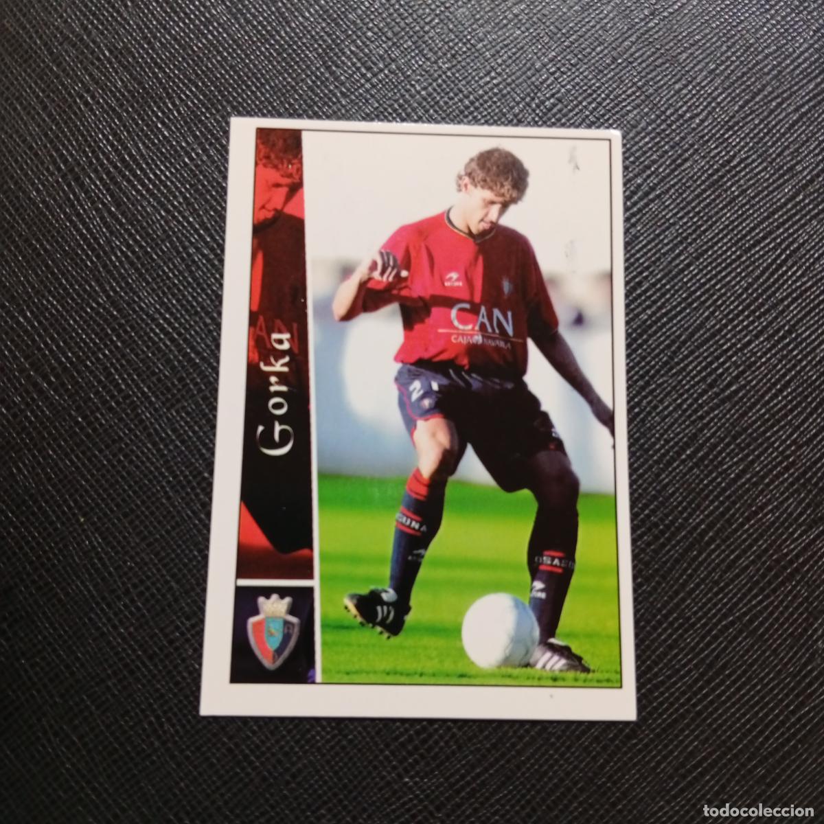 Cromos de f&uacute;tbol: 592 GORKA OSASUNA MUNDICROMO FICHAS 2002 2003 CROMO FUTBOL LIGA 02 03 - A216 PG487