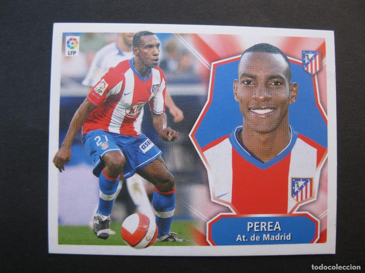 Cromos de f&uacute;tbol: PEREA (ATL&Eacute;TICO DE MADRID) - CAMPEONATO DE LIGA 08/09 - EDICIONES ESTE - NUNCA PEGADO.