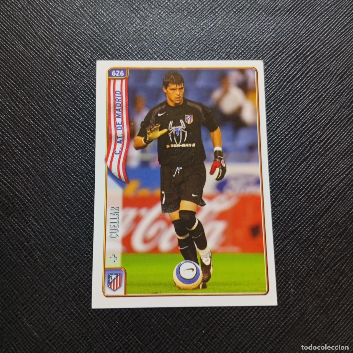 Cromos de f&uacute;tbol: 626 CUELLAR AT MADRID MUNDICROMO FICHAS 2004 2005 CROMO FUTBOL LIGA 04 05 - A216 PG487