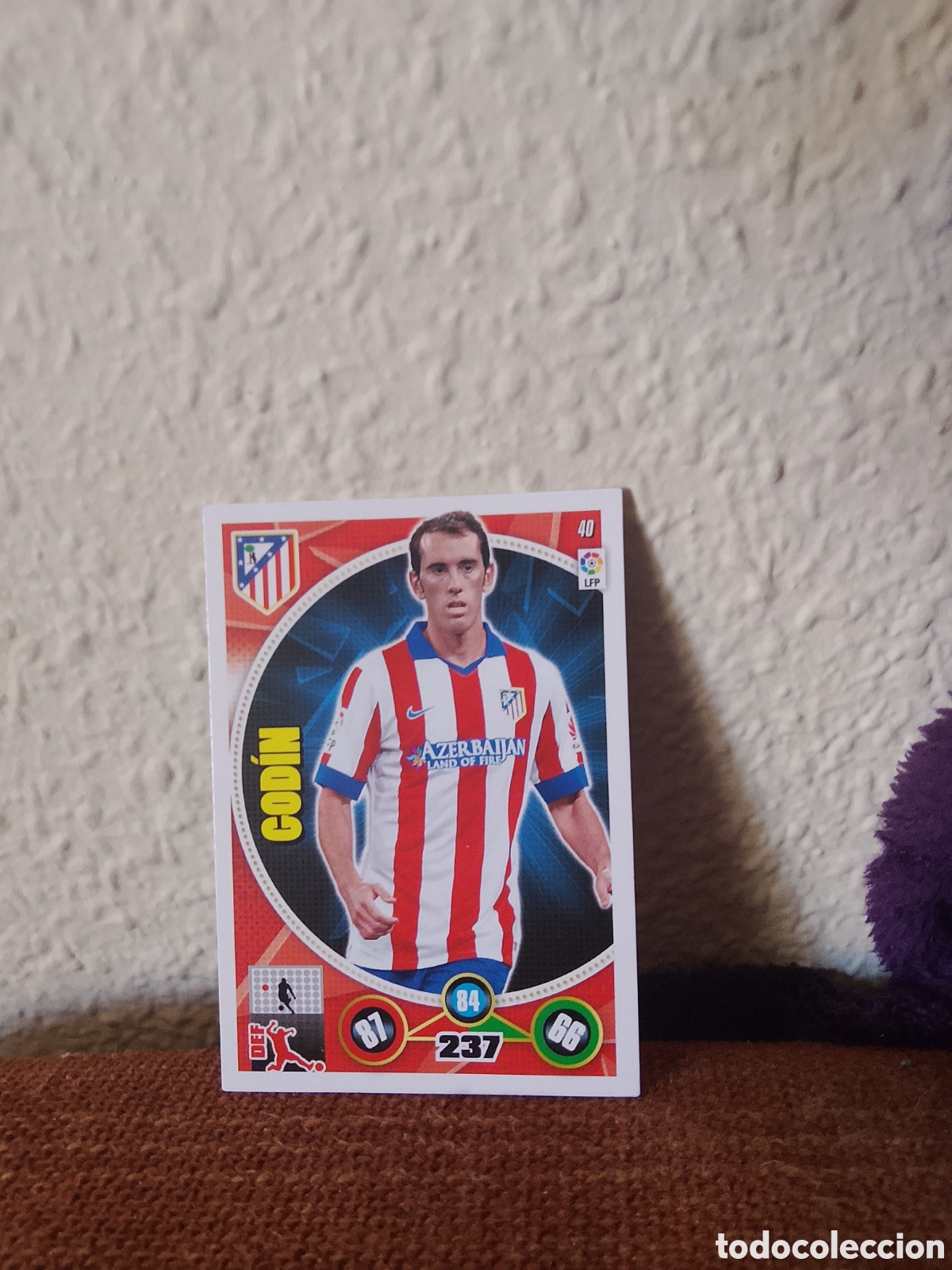 Cromos de Futebol: Godin atl&eacute;tico de Madrid 40 Adrenalyn XL 14-15 2014 2015