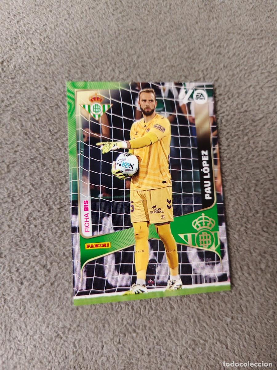 Cromos de Futebol: 93 BIS MEGACRACKS MGK 25 26 PAU L&Oacute;PEZ REAL BETIS FICHA LALIGA PANINI LA LIGA 2025 2026