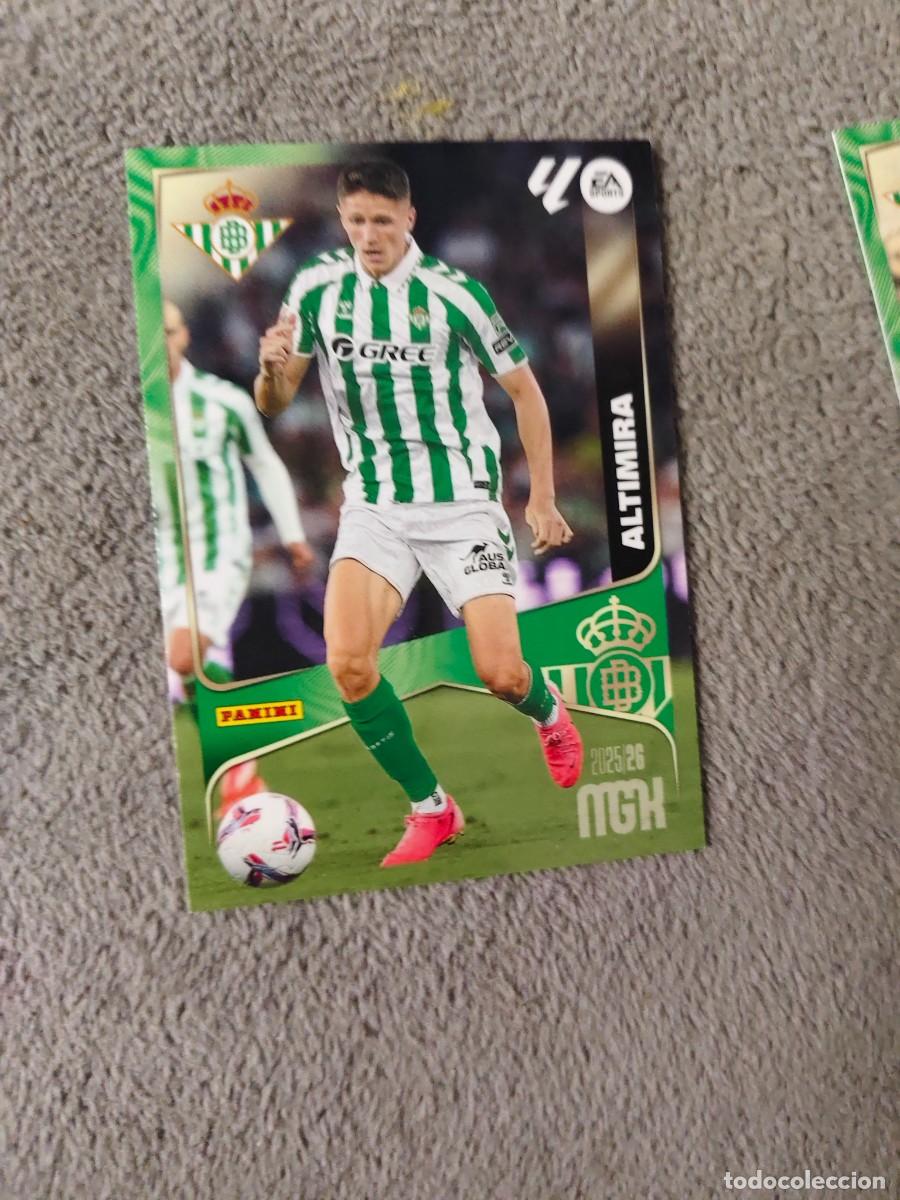 Cromos de f&uacute;tbol: 100 MEGACRACKS MGK 25 26 ALTIMIRA REAL BETIS BASE CARD LALIGA PANINI LA LIGA 2025 2026