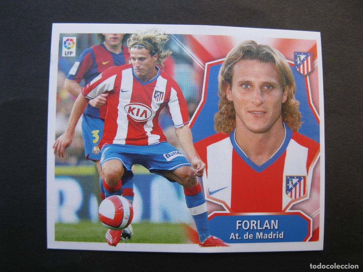 Fu&szlig;ball-Sticker: FORLAN (ATL&Eacute;TICO DE MADRID) - CAMPEONATO DE LIGA 08/09 - EDICIONES ESTE - NUNCA PEGADO.