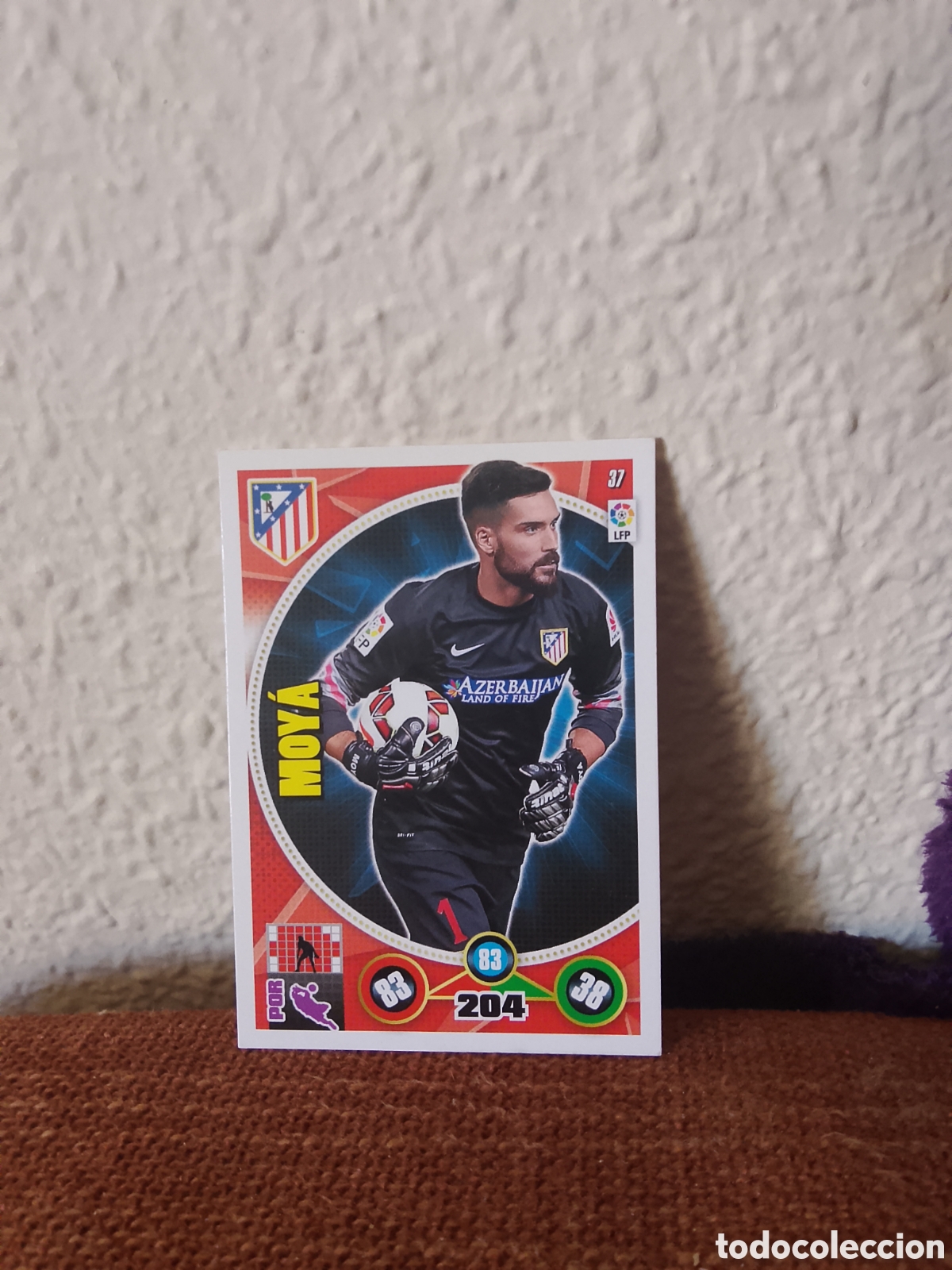 Cromos de f&uacute;tbol: Moya atl&eacute;tico De Madrid 37 Adrenalyn XL 14-15 2014 2015