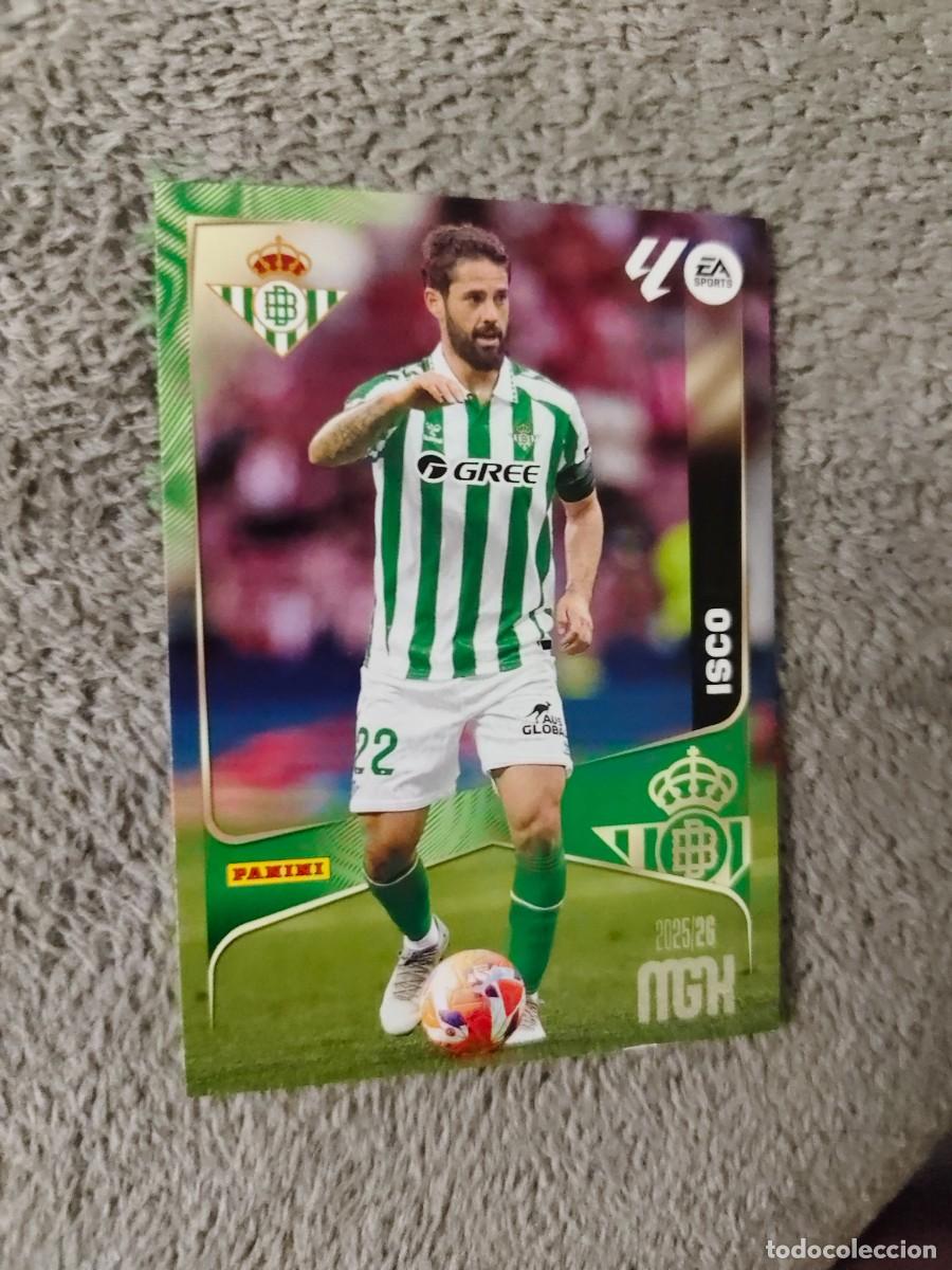 Cromos de f&uacute;tbol: 103 MEGACRACKS MGK 25 26 ISCO REAL BETIS BASE CARD LALIGA PANINI LA LIGA 2025 2026