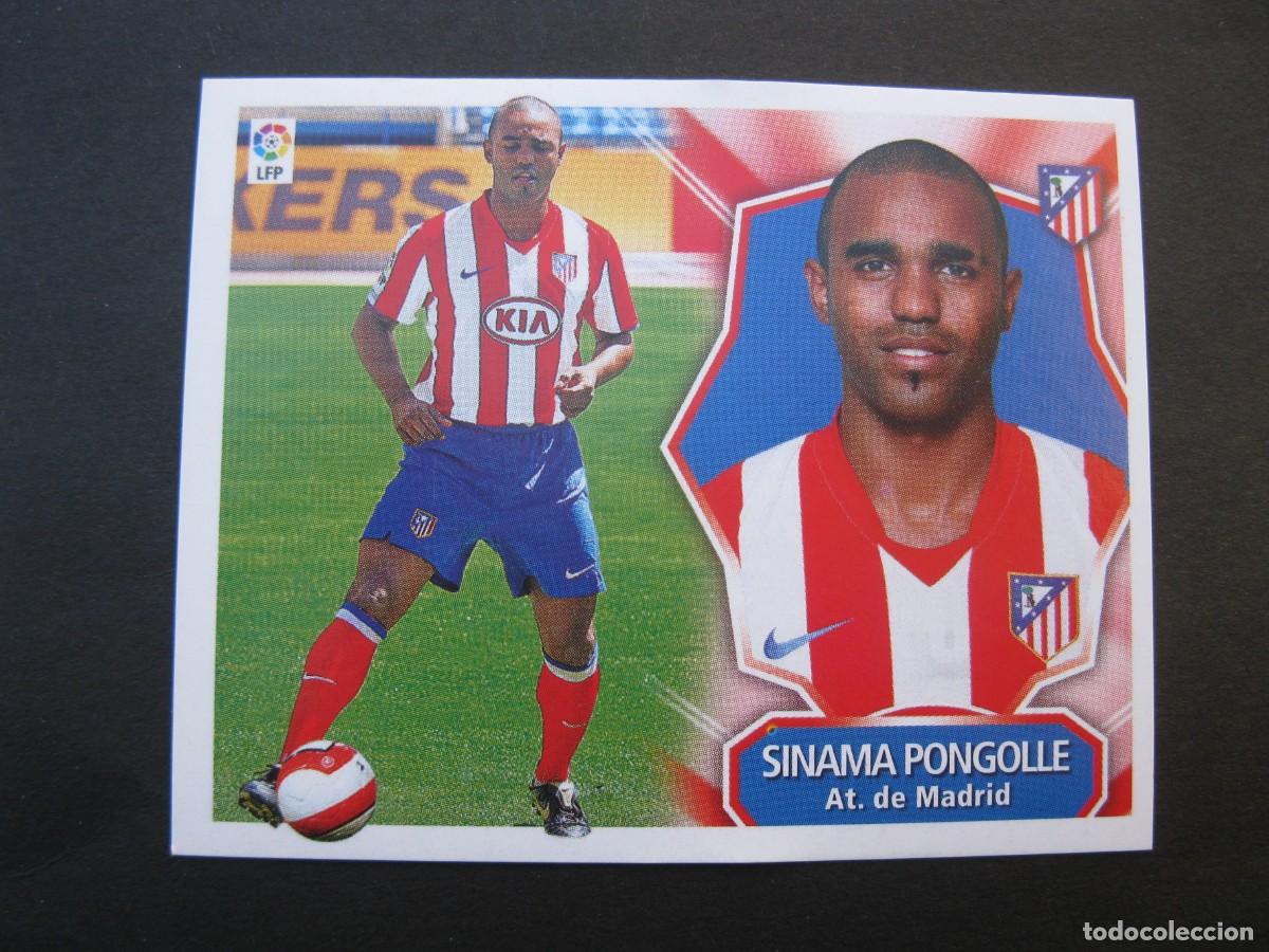 Cromos de f&uacute;tbol: SINAMA PONGOLLE (ATL&Eacute;TICO DE MADRID) - CAMPEONATO DE LIGA 08/09 - EDICIONES ESTE - NUNCA PEGADO.
