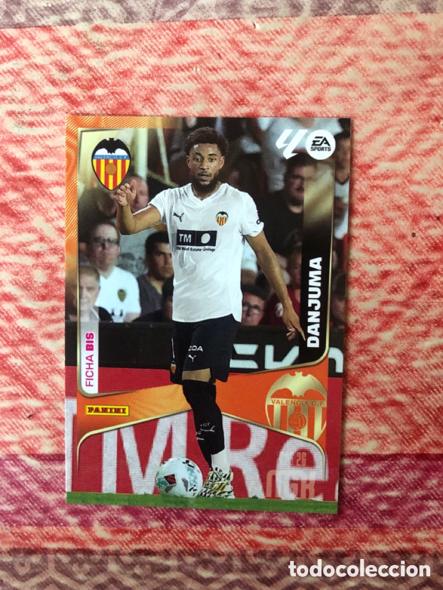 Football Stickers: Danjuma n&uacute;mero 358 Bis del Valencia megacracks 25-26 2025-2026