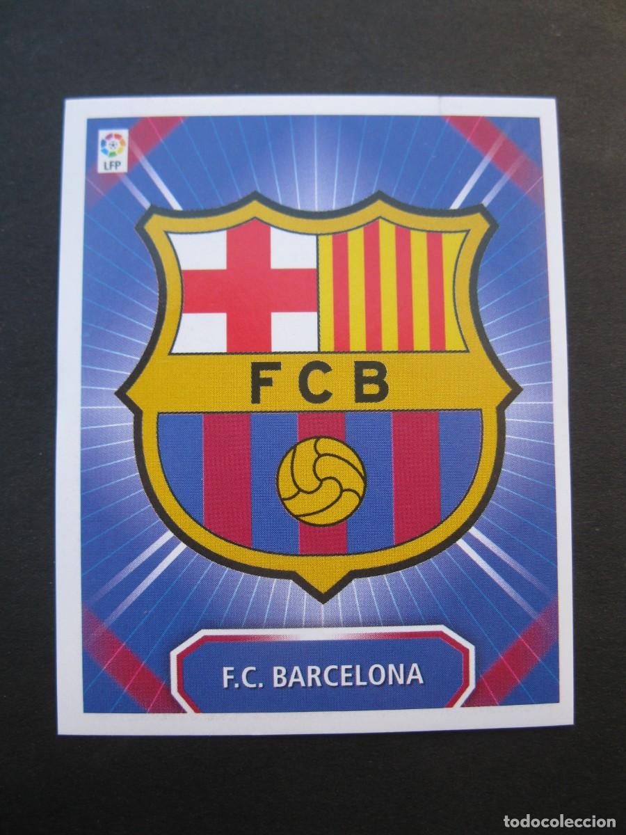Football Stickers: ESCUDO DEL F.C. BARCELONA - CAMPEONATO DE LIGA 08/09 - EDICIONES ESTE - NUNCA PEGADO.