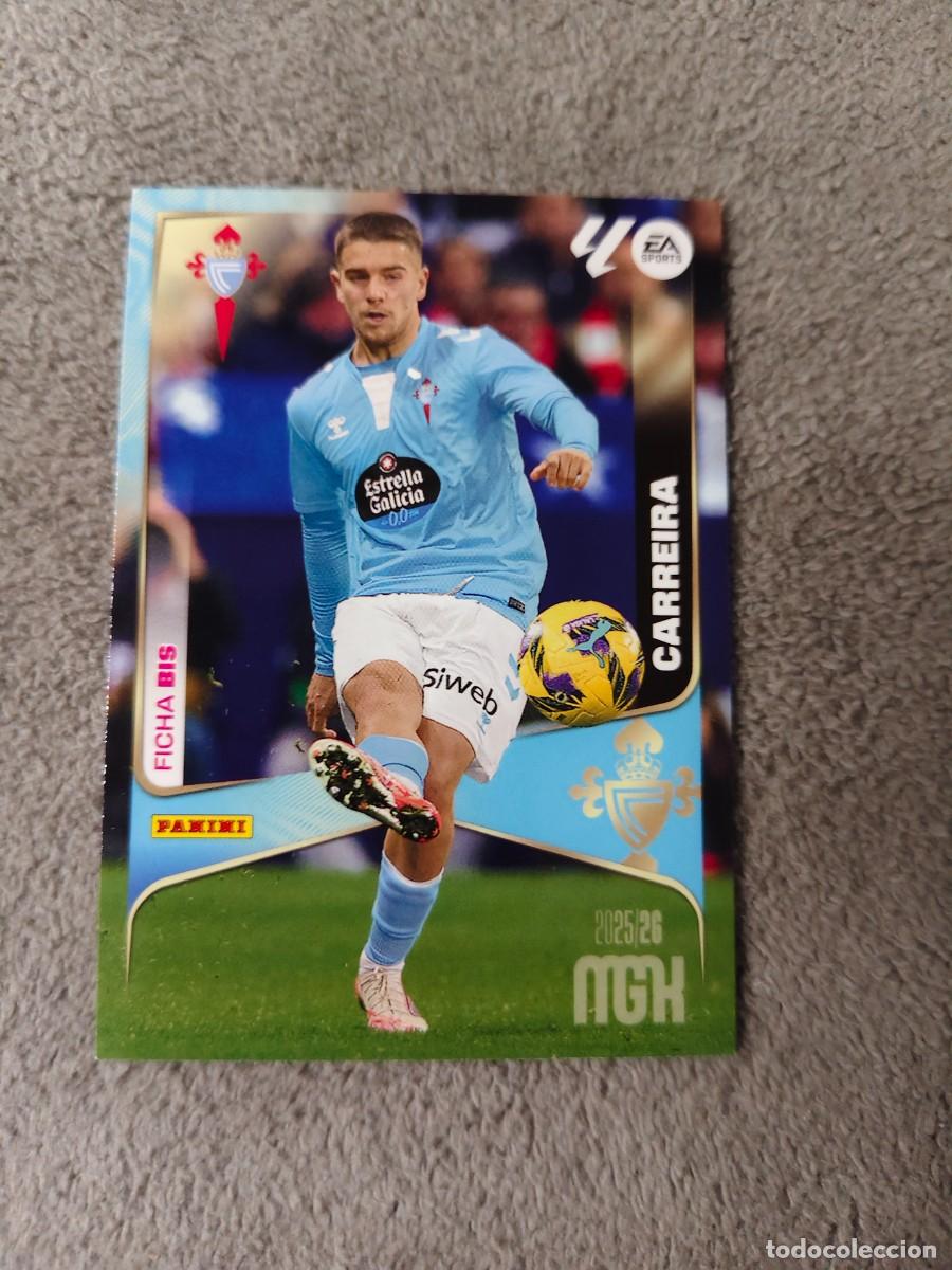 Football Stickers: 112 BIS MEGACRACKS MGK 25 26 CARREIRA RC CELTA FICHA LALIGA PANINI LA LIGA 2025 2026