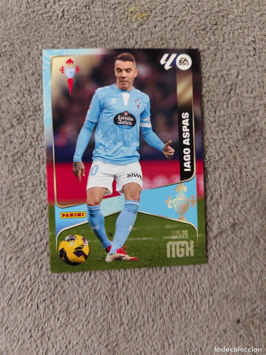 Football Stickers: 126 MEGACRACKS MGK 25 26 IAGO ASPAS RC CELTA BASE CARD LALIGA PANINI LA LIGA 2025 2026
