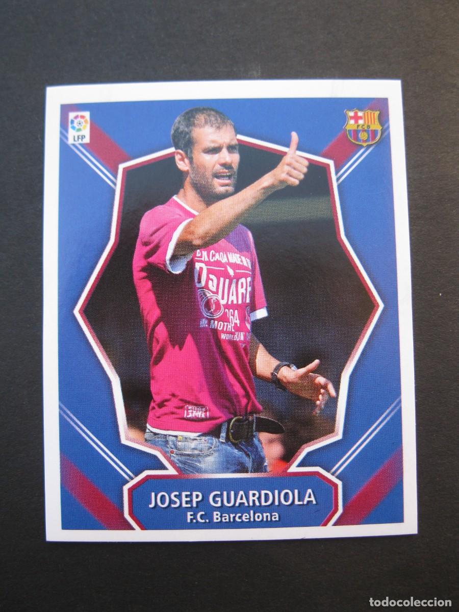 Football Stickers: JOSEP GUARDIOLA (F.C. BARCELONA) - CAMPEONATO DE LIGA 08/09 - EDICIONES ESTE - NUNCA PEGADO.