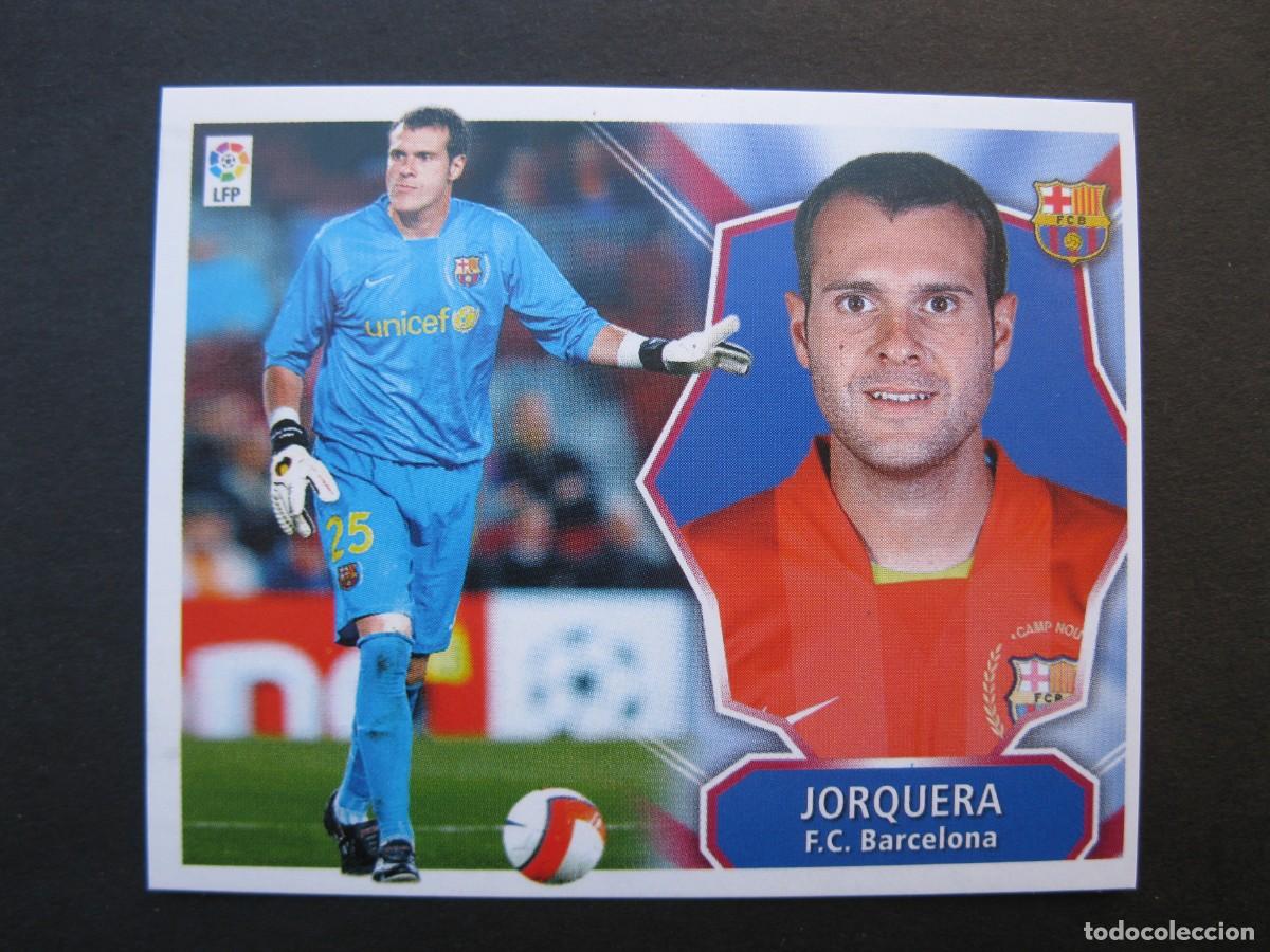 Football Stickers: JORQUERA (F.C. BARCELONA) - CAMPEONATO DE LIGA 08/09 - EDICIONES ESTE - NUNCA PEGADO.