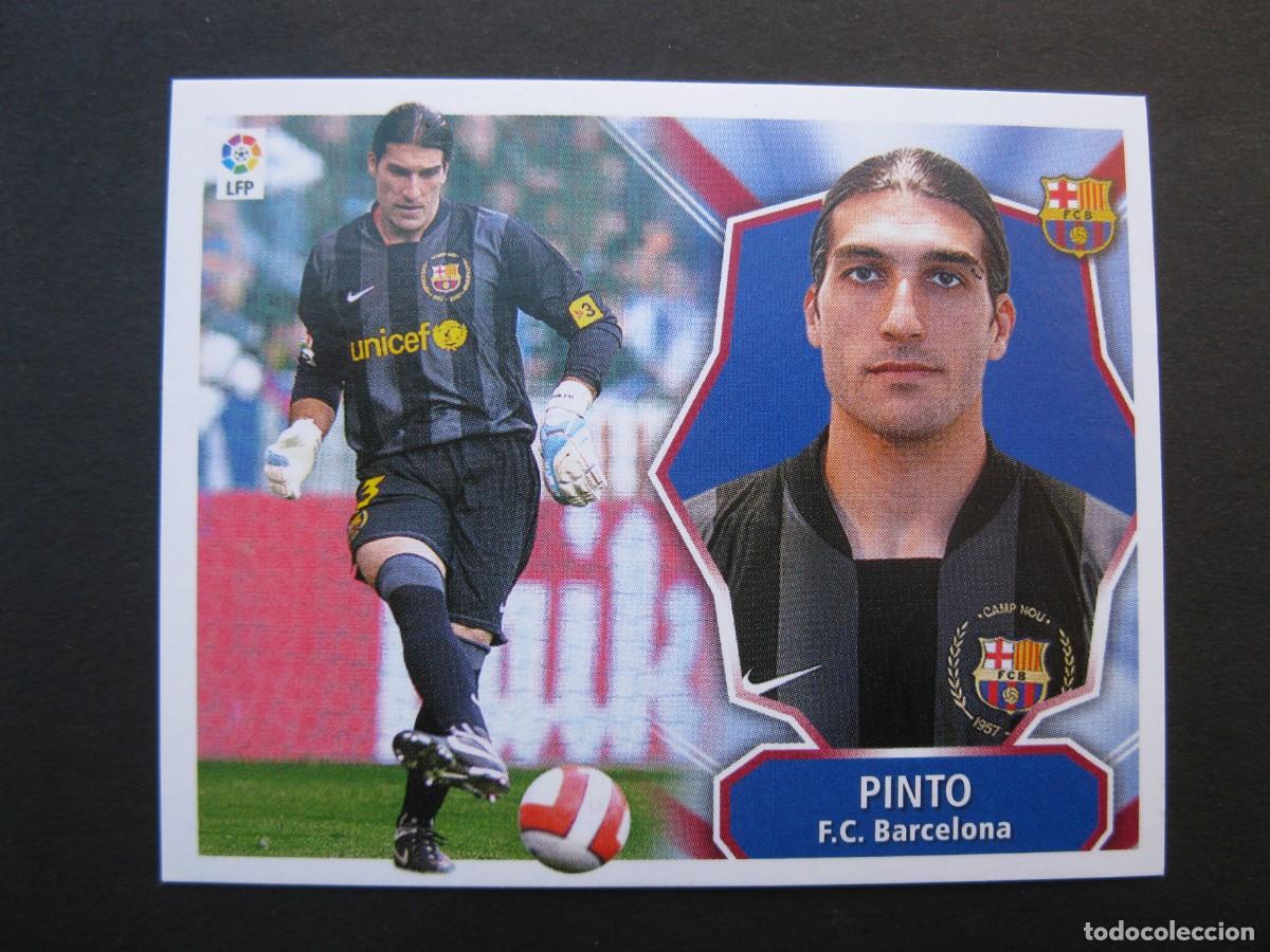 Football Stickers: PINTO (F.C. BARCELONA) - CAMPEONATO DE LIGA 08/09 - EDICIONES ESTE - NUNCA PEGADO.