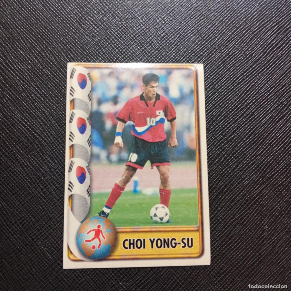 Football Stickers: 182 CHOI YOUNG SU COREA SUR ESTADIO FRANCIA 1998 MUNDIAL CROMO FUTBOL 98 - SIN PEGAR - 216 PG496