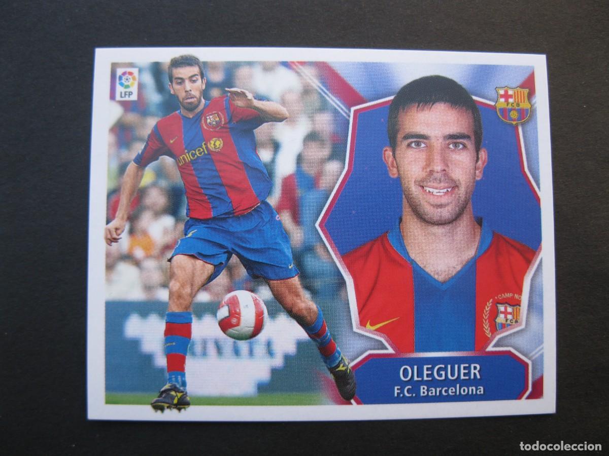 Cromos de f&uacute;tbol: OLEGUER (F.C. BARCELONA) - CAMPEONATO DE LIGA 08/09 - EDICIONES ESTE - NUNCA PEGADO.