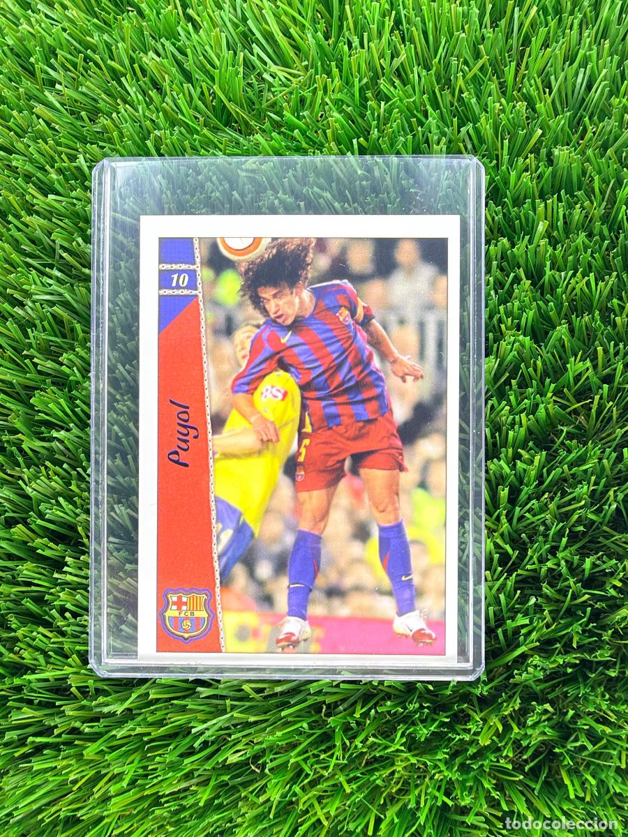 Cromos de f&uacute;tbol: N&ordm; 10 Puyol FC Barcelona Mundicromo Fichas de La Liga 06 07