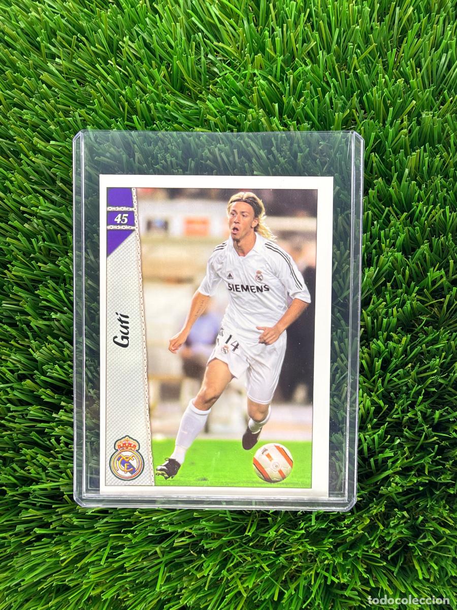 Cromos de f&uacute;tbol: N&ordm; 45 Guti Real Madrid CF Mundicromo Fichas de La Liga 06 07
