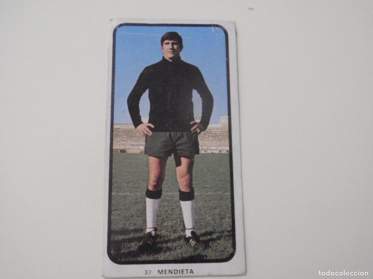 Cromos de f&uacute;tbol: Cromo de f&uacute;tbol 37 MENDIETA - Castell&oacute;n. Liga 1973 1974 RUIROMER - RUIZ ROMERO 73 74
