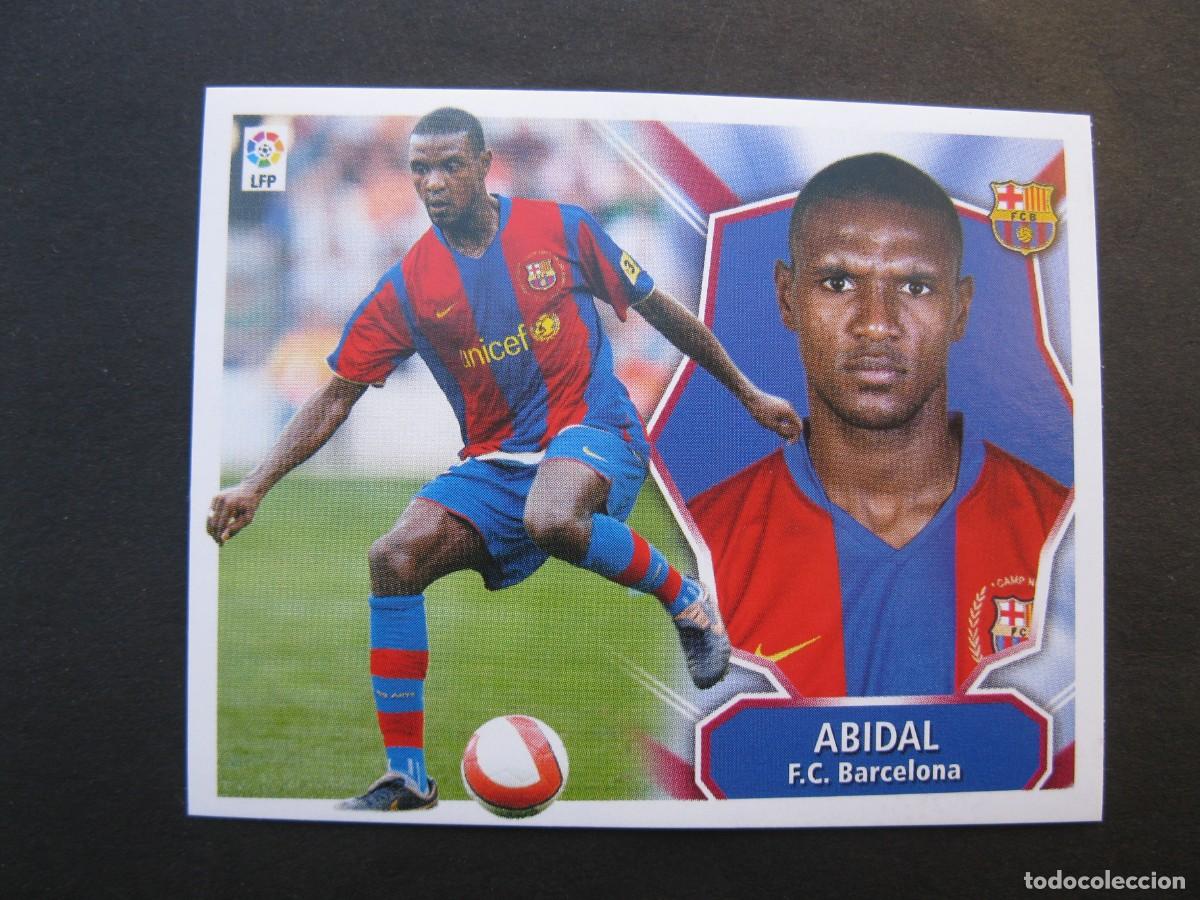 Football Stickers: ABIDAL (F.C. BARCELONA) - CAMPEONATO DE LIGA 08/09 - EDICIONES ESTE - NUNCA PEGADO.