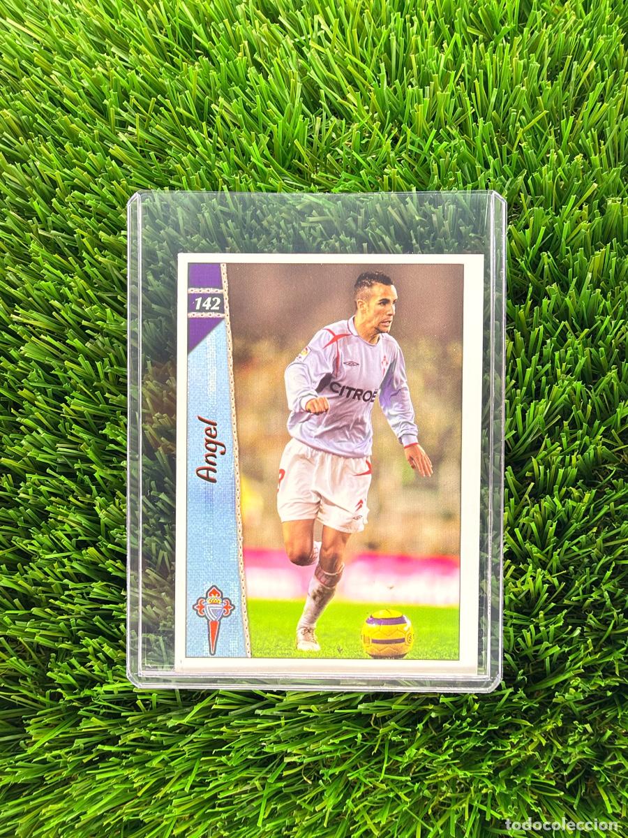 Football Stickers: N&ordm; 142 &Aacute;ngel RC Celta Mundicromo Fichas de La Liga 06 07