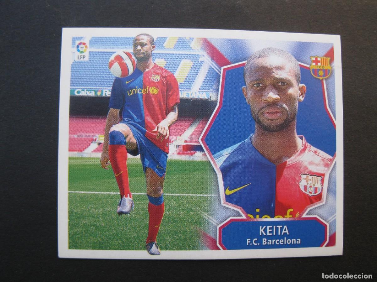 Cromos de f&uacute;tbol: KEITA (F.C. BARCELONA) - CAMPEONATO DE LIGA 08/09 - EDICIONES ESTE - NUNCA PEGADO.