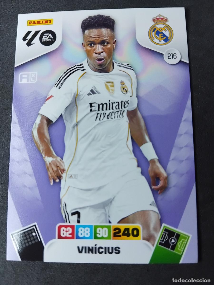 Cromos de f&uacute;tbol: 216 Vin&iacute;cius J&uacute;nior - Real Madrid - Panini Adrenalyn XL La Liga 2025-26 2025 2026 VINI JR