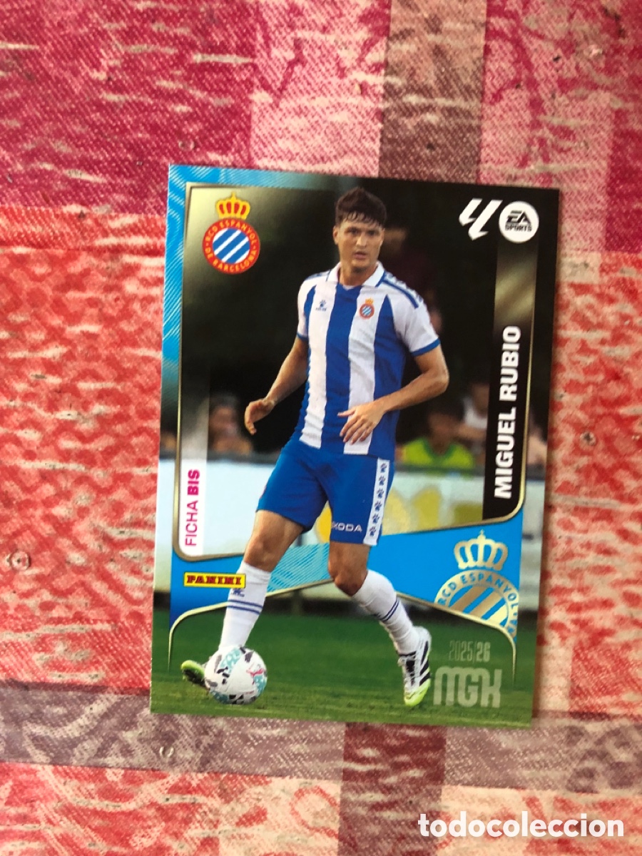 Cromos de f&uacute;tbol: 149 BIS MIGUEL RUBIO ESPANYOL MEGACRACKS 2025 2026 PANINI 25 2