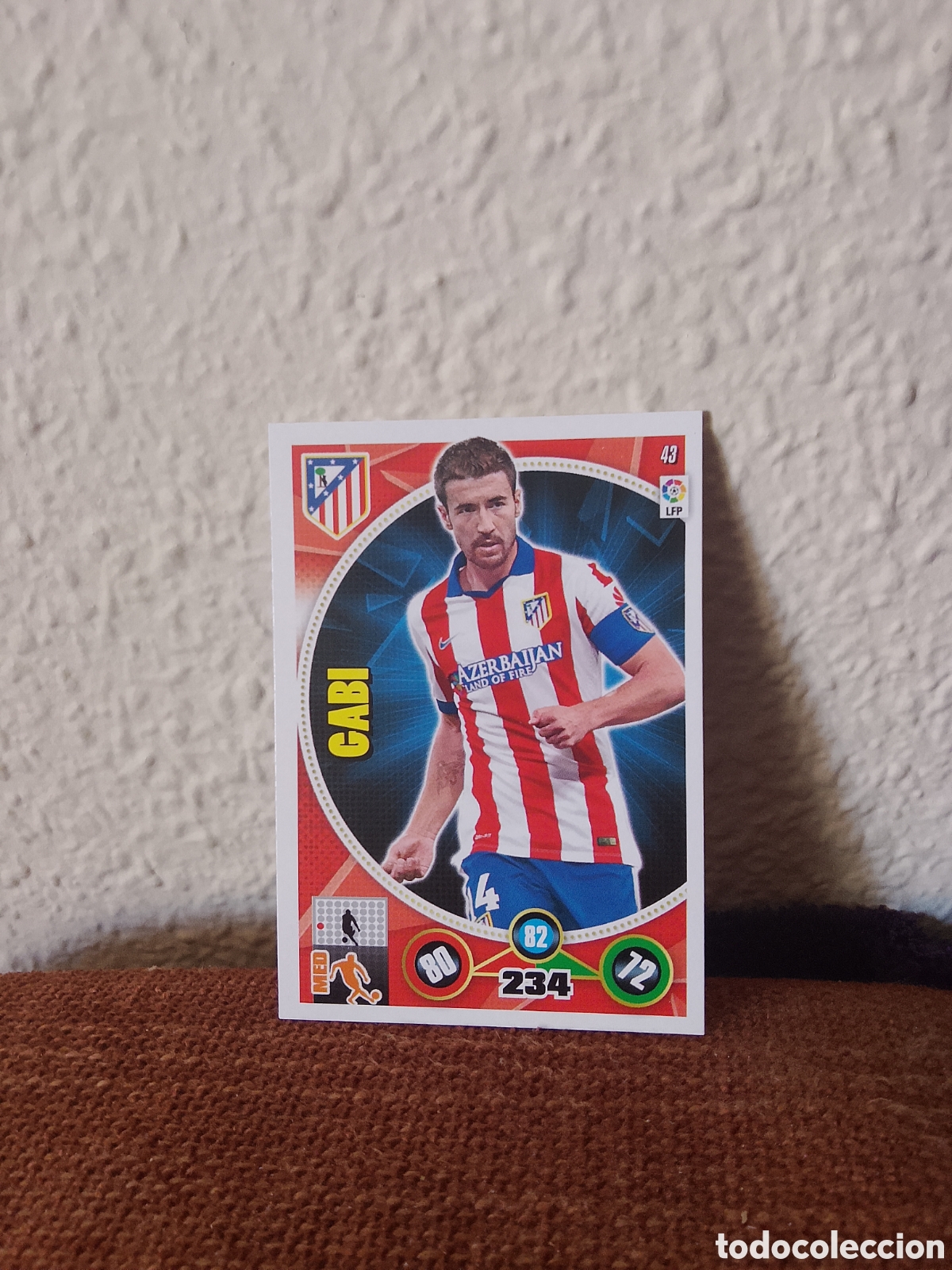 Cromos de f&uacute;tbol: Gabi atl&eacute;tico De Madrid 43 Adrenalyn XL 14-15 2014 2015
