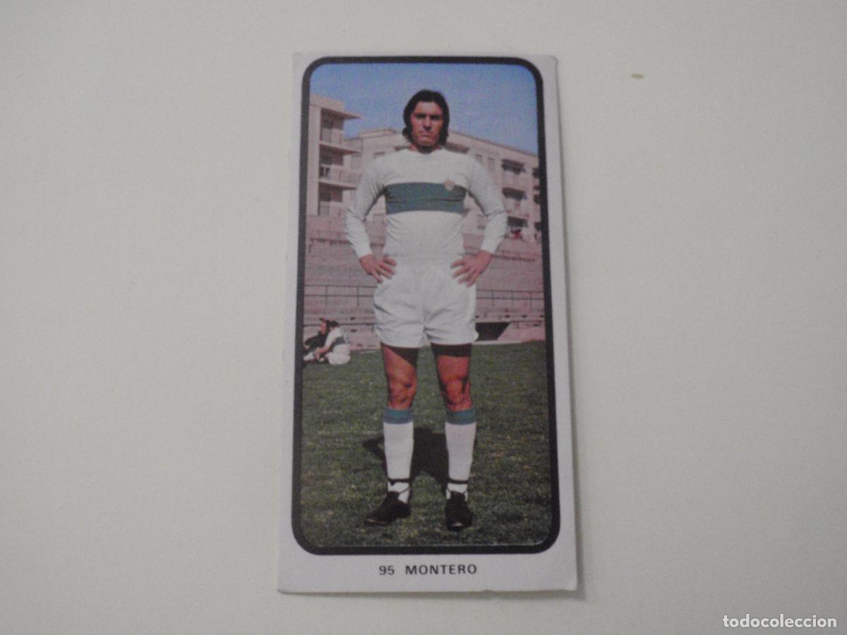 Cromos de f&uacute;tbol: Cromo de f&uacute;tbol 95 MONTERO - Elche. Liga 1973 1974 RUIROMER - RUIZ ROMERO 73 74